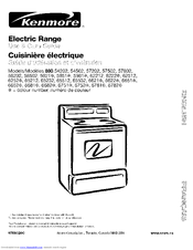 KENMORE 880.6252 Use & Care Manual