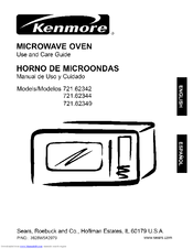 Kenmore 721.62344 Use And Care Manual