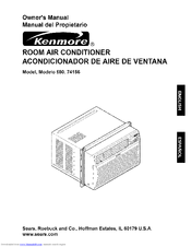Kenmore 580.74156 Owner's Manual