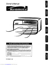 Kenmore 25379103990 Owner's Manual