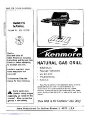 Kenmore 415.157030 Owner's Manual