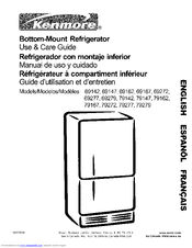 Kenmore 69277 Use & Care Manual