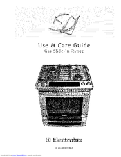 ELECTROLUX EI30GS55LBA Use & Care Manual