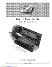 ELECTROLUX E30EW75DSS1 Use & Care Manual