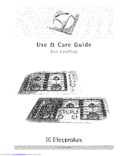 ELECTROLUX E30GC70FSS1 Use & Care Manual