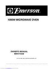 EMERSON MW8119SB Owner's Manual
