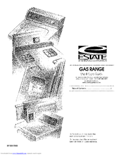Estate TGS325MQ4 Use & Care Manual