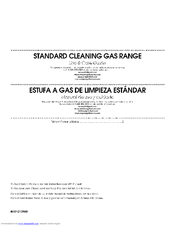 Estate TGP305RW3 Use & Care Manual