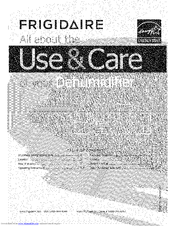 FRIGIDAIRE CAD704TDD2 Use & Care Manual