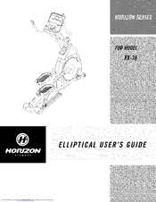 Horizon Fitness EX-76 User Manual