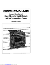 JENN-AIR SVD48600 Use And Care Manual