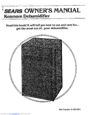 Kenmore 5303211047 Owner's Manual