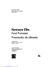 Kenmore 100.06912 Use & Care Manual