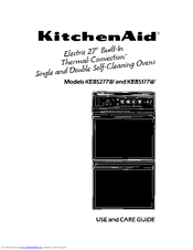Kitchenaid KEBS277W Use And Care Manual