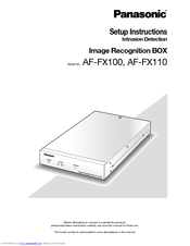 Panasonic AF-FX110 Setup Instructions