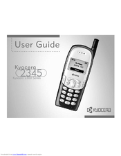 Kyocera 2300 Series User Manual