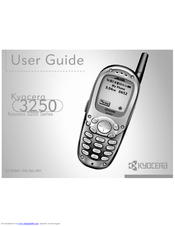 Kyocera 3250 User Manual