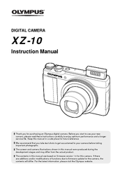 Olympus XZ-10 Instruction Manual