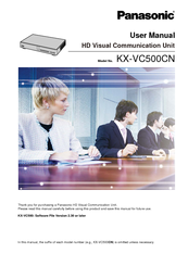 panasonic KX-VC500CN User Manual