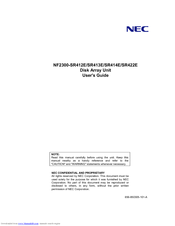 NEC NF2300-SR413E User Manual