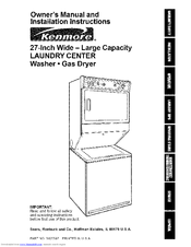 Kenmore 11098764791 and Owner's Manual And Installation Instructions