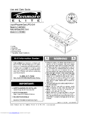 Kenmore ELITE 141.17678801 Use And Care Manual