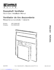 Kenmore 233.59960400 Use & Care / Installation Manual