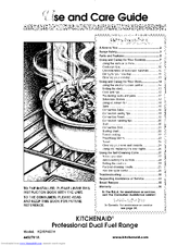 KitchenAid KDRP407H Use And Care Manual
