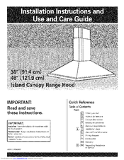 Kitchenaid KICU265HSS1 Installation Instructions And Use And Care Manual