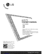 LG 42LBX Owner's Manual