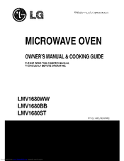LG LMV1680WW Owner's Manual & Cooking Manual