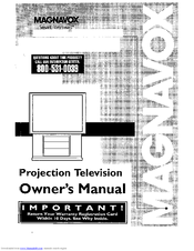 Magnavox 6P4851C Owner's Manual & Safety Instructions