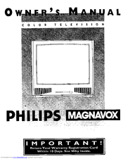 Philips Magnavox TS2768 Owner's Manual