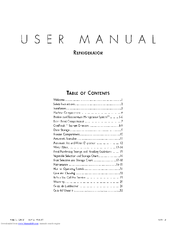 Maytag RJRS4271A User Manual