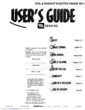 Maytag MER5550AAH User Manual
