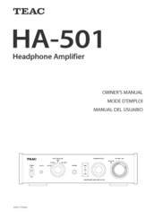 TEAC HA-501 Owner's Manual