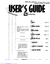 Maytag MER6771AAC User Manual