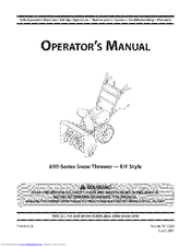 MTD 31AM62EE700 Operator's Manual