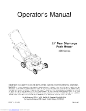 MTD 11A-413F800 Operator's Manual