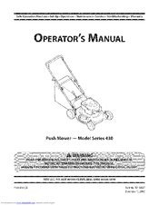 MTD 11A-439R004 Operator's Manual