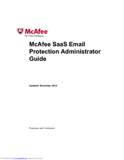 Mcafee SMEFCE-AI-DA - Email Security Service Inbound Administration Manual