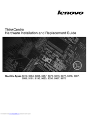 Lenovo ThinkCentre 9970 Hardware Installation And Replacement Manual