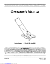 MTD 11A-030F200 Operator's Manual