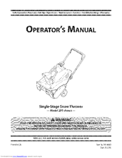 MTD 31A-2M1A731 Operator's Manual