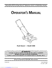 MTD 08M Operator's Manual