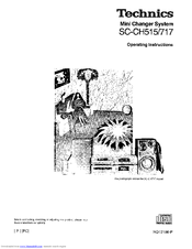Technics SC-CH717 Operating Instructions Manual