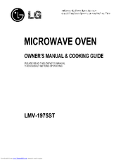 LG LMV-1975ST Owner's manual & cooking guige Owner's Manual