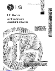 LG 3828A20535J Owner's Manual
