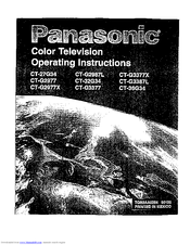Panasonic CT-27G34 Manual