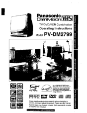 Panasonic Omnivision PV-DM2799 Operating Instructions Manual